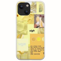 Aesthetic Yellow iPhone 13  Flexible TPU (Διάφανη Σιλικόνη)