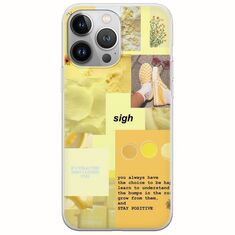 Aesthetic Yellow iPhone 13 Pro Max Flexible TPU (Διάφανη Σιλικόνη)