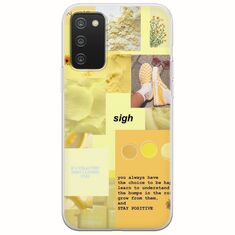 Aesthetic Yellow Samsung Galaxy A02s Flexible TPU (Διάφανη Σιλικόνη)