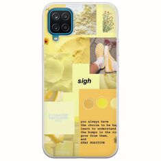 Aesthetic Yellow Samsung Galaxy M12 Flexible TPU (Διάφανη Σιλικόνη)