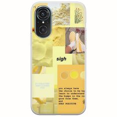 Aesthetic Yellow Huawei Nova 9 SE Flexible TPU (Διάφανη Σιλικόνη)