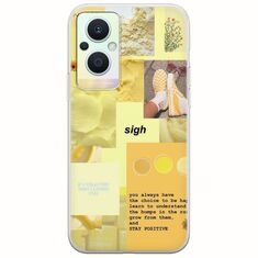 Aesthetic Yellow Oppo Reno 7 Lite 5G Flexible TPU (Διάφανη Σιλικόνη)