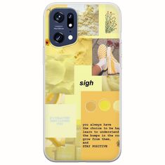 Aesthetic Yellow Oppo Find X5 Pro 5G Flexible TPU (Διάφανη Σιλικόνη)