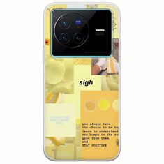 Aesthetic Yellow Vivo X80 Flexible TPU (Διάφανη Σιλικόνη)