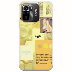 Aesthetic Yellow Xiaomi Poco M5s Flexible TPU (Διάφανη Σιλικόνη)