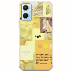 Aesthetic Yellow Oppo A96 4G Flexible TPU (Διάφανη Σιλικόνη)