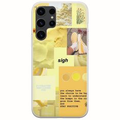 Aesthetic Yellow Samsung Galaxy S23 Ultra 5G Flexible TPU (Διάφανη Σιλικόνη)