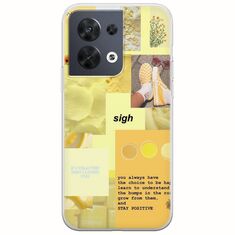 Aesthetic Yellow Oppo Reno 8 5G Flexible TPU (Διάφανη Σιλικόνη)