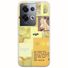 Aesthetic Yellow Oppo Reno 8 Pro 5G Flexible TPU (Διάφανη Σιλικόνη)
