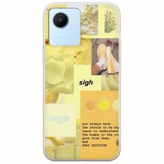 Aesthetic Yellow Realme Narzo 50i Prime Flexible TPU (Διάφανη Σιλικόνη)