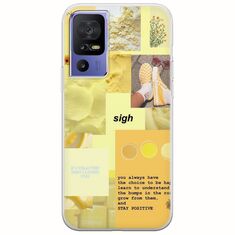Aesthetic Yellow TCL 40 SE Flexible TPU (Διάφανη Σιλικόνη)