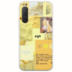 Aesthetic Yellow Sony Xperia 5 Flexible TPU (Διάφανη Σιλικόνη)