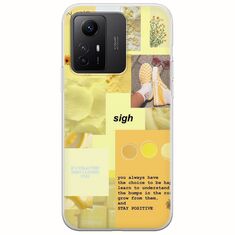 Aesthetic Yellow Xiaomi Redmi Note 12S Flexible TPU (Διάφανη Σιλικόνη)