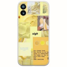 Aesthetic Yellow Nothing Phone (2) Flexible TPU (Διάφανη Σιλικόνη)