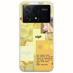 Aesthetic Yellow Xiaomi Poco X6 Pro 5G Flexible TPU (Διάφανη Σιλικόνη)