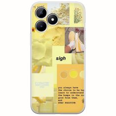 Aesthetic Yellow Realme Note 50 Flexible TPU (Διάφανη Σιλικόνη)