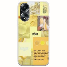 Aesthetic Yellow Oppo A78 5G Flexible TPU (Διάφανη Σιλικόνη)