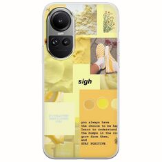 Aesthetic Yellow Oppo Reno 10 5G Flexible TPU (Διάφανη Σιλικόνη)