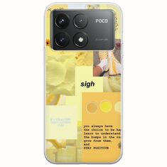 Aesthetic Yellow Xiaomi Poco F6 Pro 5G Flexible TPU (Διάφανη Σιλικόνη)