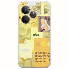 Aesthetic Yellow Realme GT 6 5G Flexible TPU (Διάφανη Σιλικόνη)