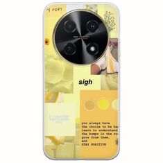 Aesthetic Yellow Huawei Nova 12i Flexible TPU (Διάφανη Σιλικόνη)