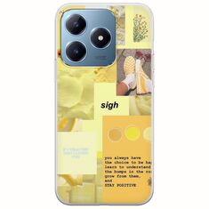 Aesthetic Yellow Realme C63 Flexible TPU (Διάφανη Σιλικόνη)