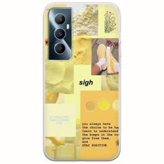 Aesthetic Yellow Realme C65 4G Flexible TPU (Διάφανη Σιλικόνη)