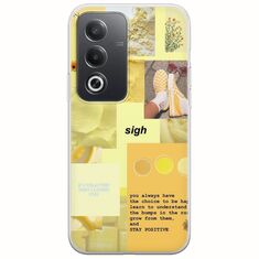 Aesthetic Yellow Oppo A80 5G Flexible TPU (Διάφανη Σιλικόνη)