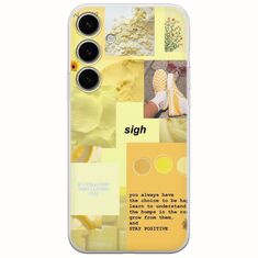Aesthetic Yellow Samsung Galaxy S24 FE 5G Flexible TPU (Διάφανη Σιλικόνη)