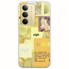 Aesthetic Yellow Realme 14x 5G Flexible TPU (Διάφανη Σιλικόνη)