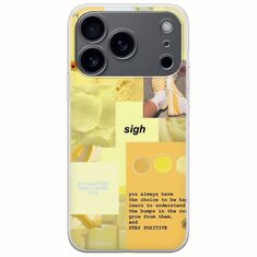 Aesthetic Yellow iPhone 17 Pro Flexible TPU (Διάφανη Σιλικόνη)