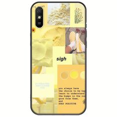Aesthetic Yellow Xiaomi Redmi 9A Black TPU (Μαύρη Σιλικόνη)