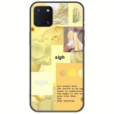 Aesthetic Yellow Samsung Galaxy Note 10 Lite Black TPU (Μαύρη Σιλικόνη)