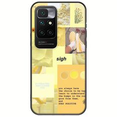 Aesthetic Yellow Xiaomi Redmi 10 Black TPU (Μαύρη Σιλικόνη)