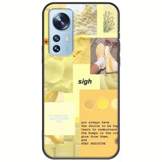 Aesthetic Yellow Xiaomi 12 / 12X Black TPU (Μαύρη Σιλικόνη)