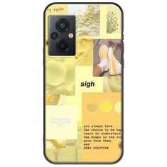 Aesthetic Yellow Xiaomi Poco M5 Black TPU (Μαύρη Σιλικόνη)