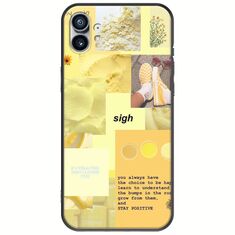 Aesthetic Yellow Nothing Phone (1) Black TPU (Μαύρη Σιλικόνη)