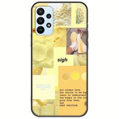Aesthetic Yellow Samsung Galaxy A23 5G Black TPU (Μαύρη Σιλικόνη)