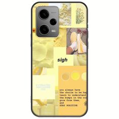 Aesthetic Yellow Xiaomi Redmi Note 12 5G Black TPU (Μαύρη Σιλικόνη)