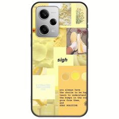 Aesthetic Yellow Xiaomi Redmi Note 12 Pro Plus 5G Black TPU (Μαύρη Σιλικόνη)