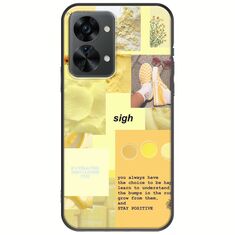 Aesthetic Yellow OnePlus Nord 2T 5G Black TPU (Μαύρη Σιλικόνη)