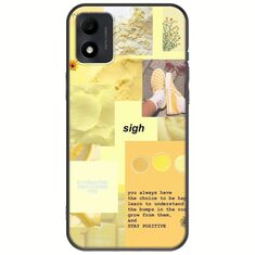 Aesthetic Yellow TCL 305i Black TPU (Μαύρη Σιλικόνη)