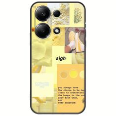 Aesthetic Yellow Xiaomi Redmi Note 13 Pro 4G Black TPU (Μαύρη Σιλικόνη)