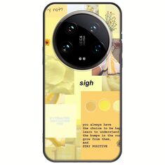 Aesthetic Yellow Xiaomi 14 Ultra 5G Black TPU (Μαύρη Σιλικόνη)