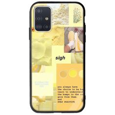 Aesthetic Yellow Samsung Galaxy A51 Groove TPU (Tempered Glass και TPU)