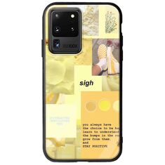 Aesthetic Yellow Samsung Galaxy S20 Ultra Groove TPU (Tempered Glass και TPU)