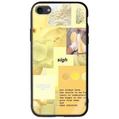 Aesthetic Yellow iPhone SE 2020 Groove TPU (Tempered Glass και TPU)