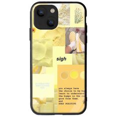 Aesthetic Yellow iPhone 13  Groove TPU (Tempered Glass και TPU)