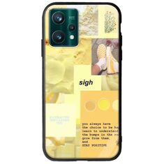 Aesthetic Yellow Realme 9 Pro Groove TPU (Tempered Glass και TPU)