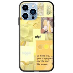 Aesthetic Yellow iPhone 14 Pro Max Groove TPU (Tempered Glass και TPU)